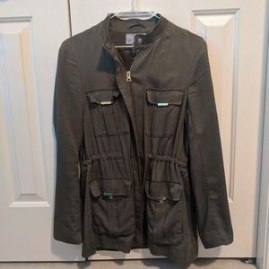 H&M green jacket size 4